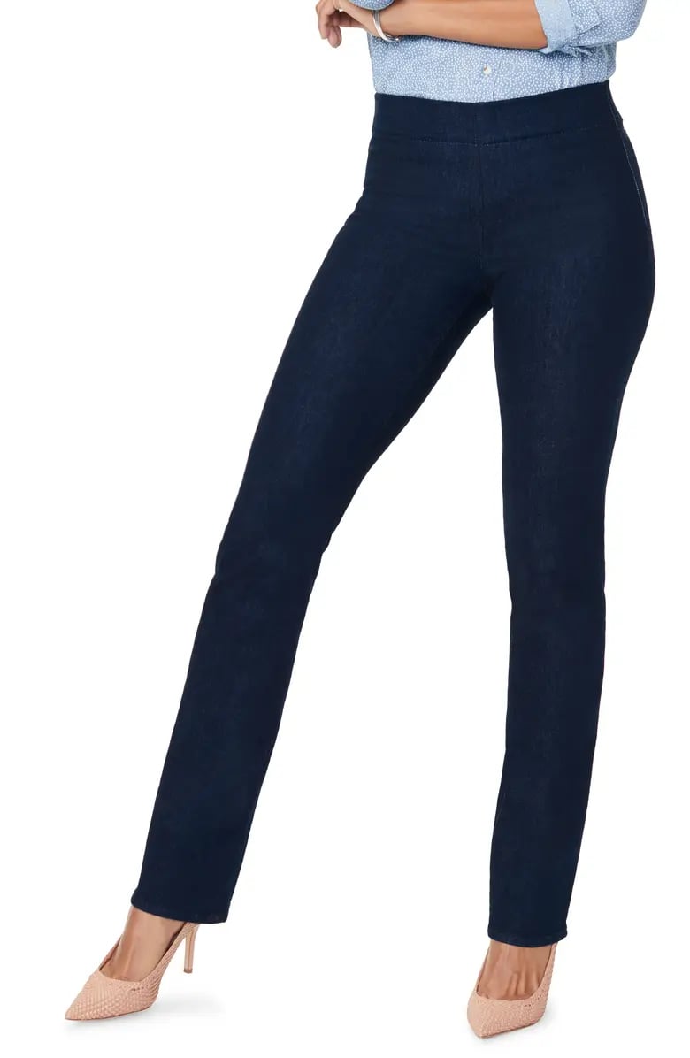 Straight Leg Business Casual Jeans For Women