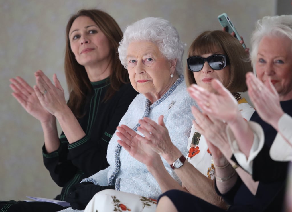 Queen Elizabeth at Fashion Week 2018 | POPSUGAR Fashion