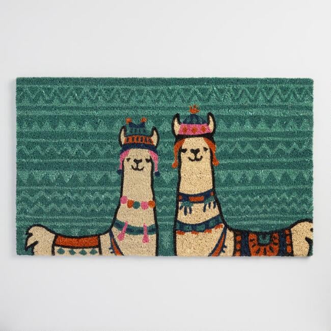 Llama Coir Doormat