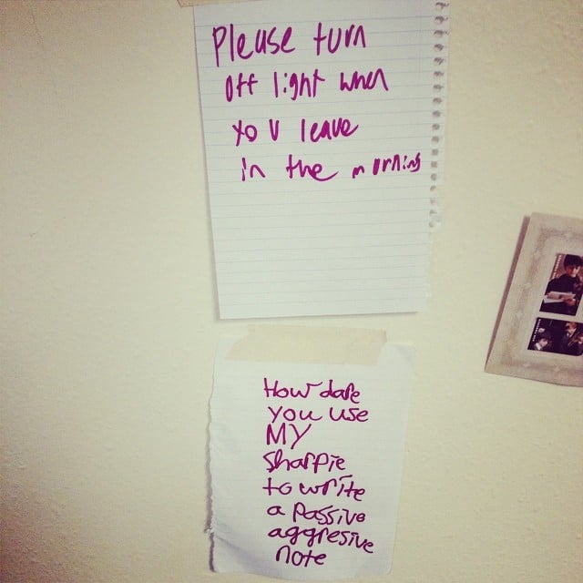 Sharpies Should Only Be Used For Good, Not Passive-Aggressive Notes