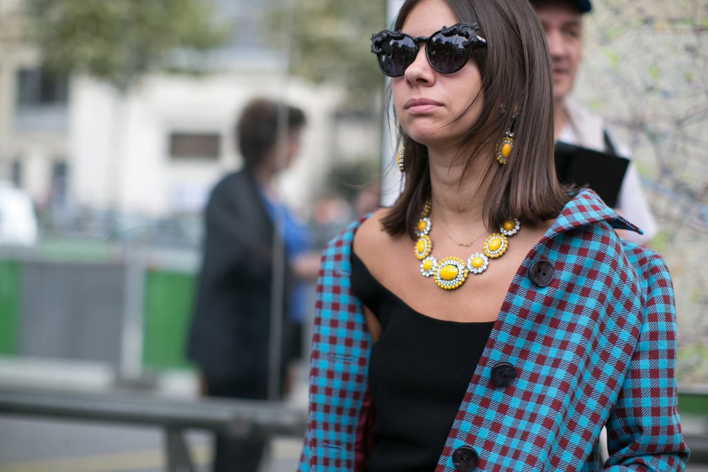 Natasha Goldenberg relies on bold jewels.
Natasha Goldenberg relies on bold jewels.