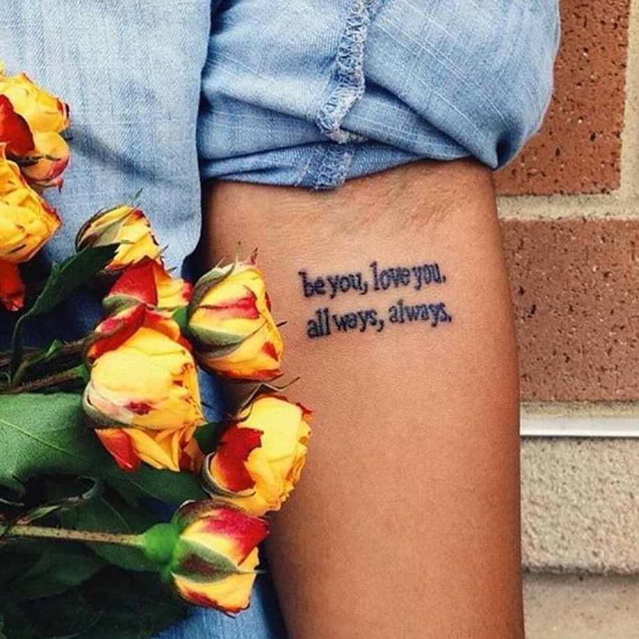 30 Awesome Inner Forearm Tattoo Ideas | Tattoos for women, Tattoo fonts, Always  tattoo