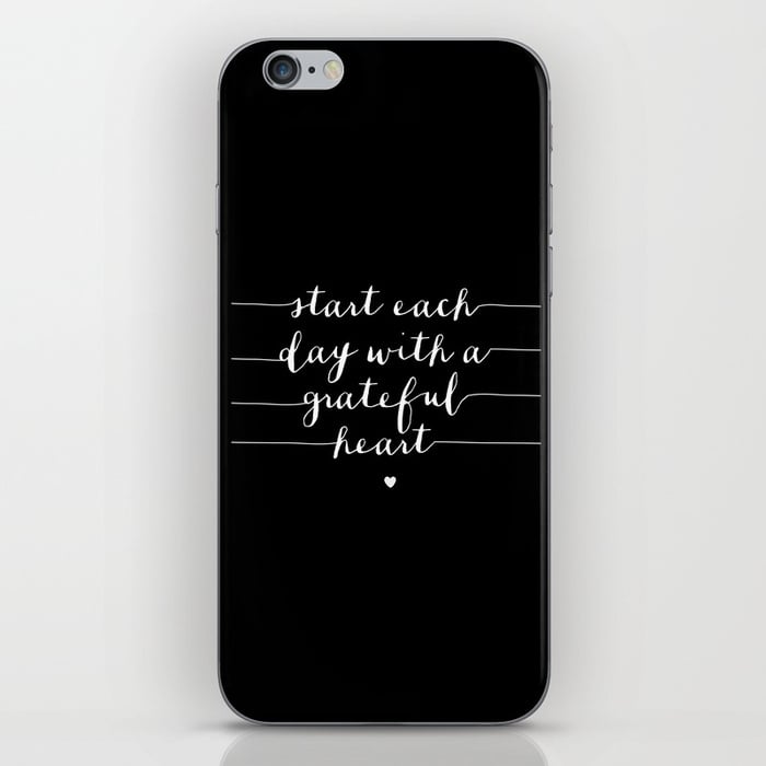 "Start Each Day With a Grateful Heart" ($16)