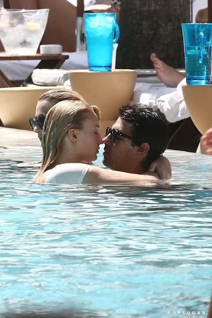 Joe Jonas and Sophie Turner Kissing in Miami August 2018