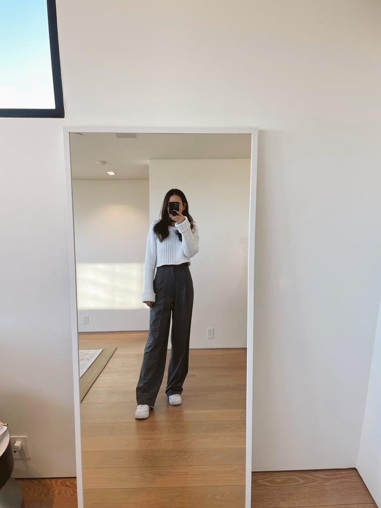 Grey Full Length Pants