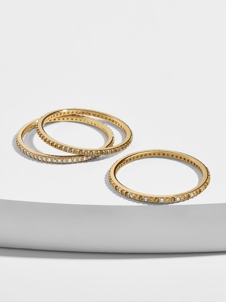 Baublebar Almina 18K Gold Vermeil Ring Set of 3