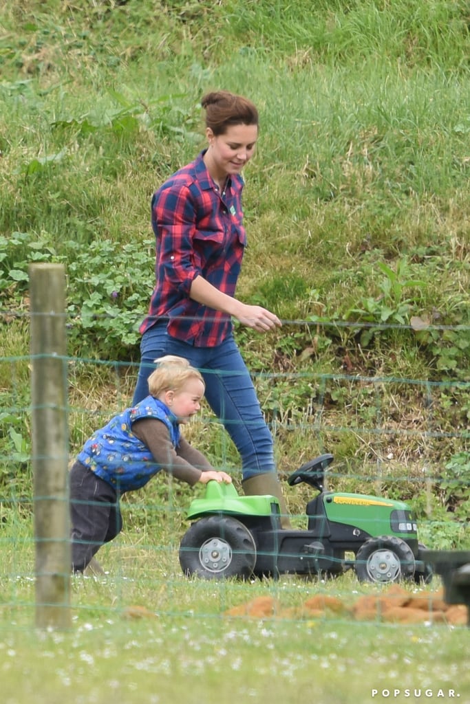 Kate Middleton and Prince George at the Park 2015 Pictures