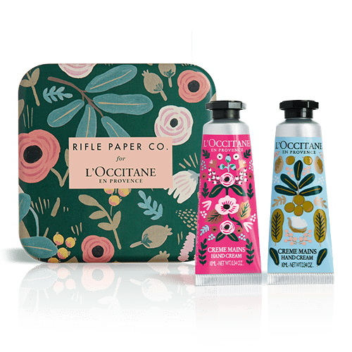 L'Occitane Shea Butter Hand Cream Duo by Rifle Paper Co.