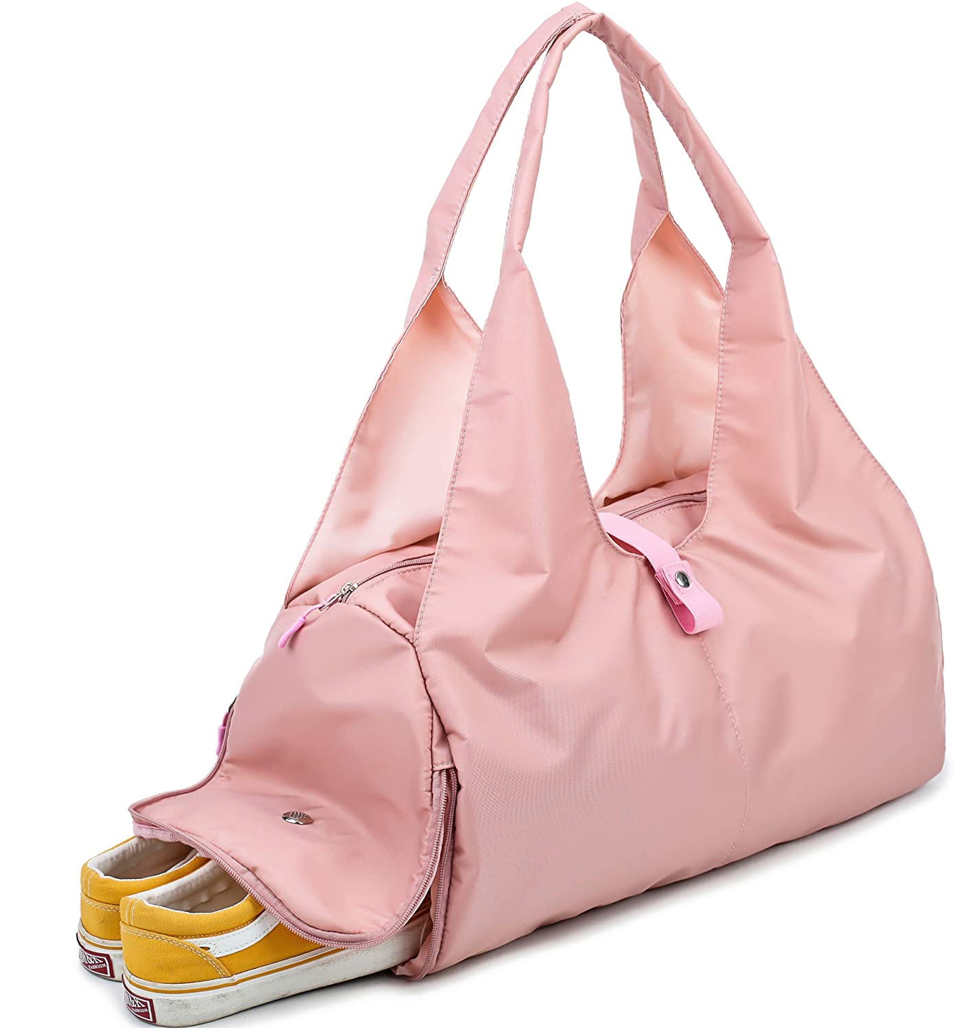 Cotton Yoga Bag Pilates Mat Bag Fitness Yoga Bag Pink Ombre Floral Yoga Mat  Bag