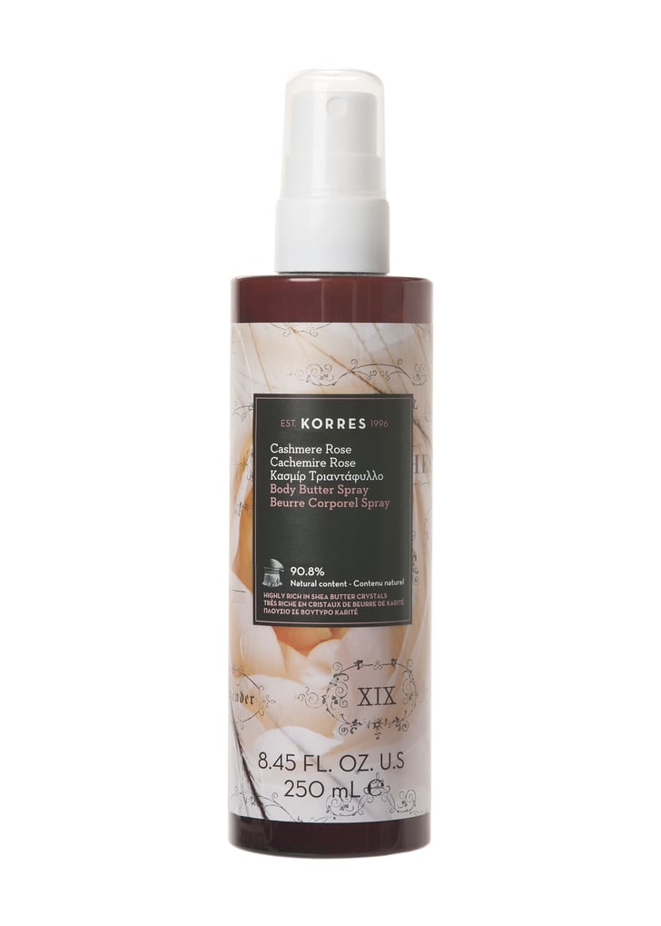 Korres Cashmere Rose Body Butter Spray Meet the 13 Beauty