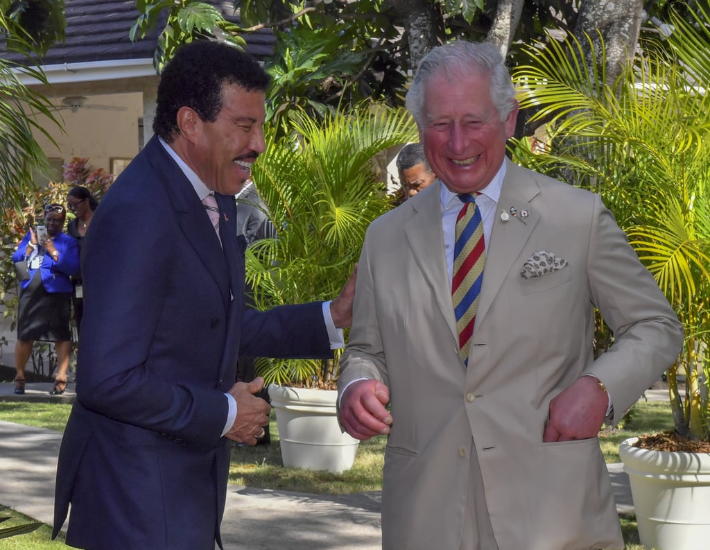 Prince Charles in Barbados With Lionel Richie Pictures