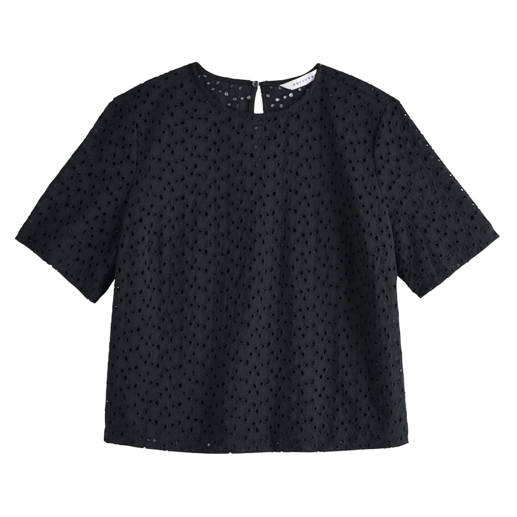 POPSUGAR Eyelet Tee