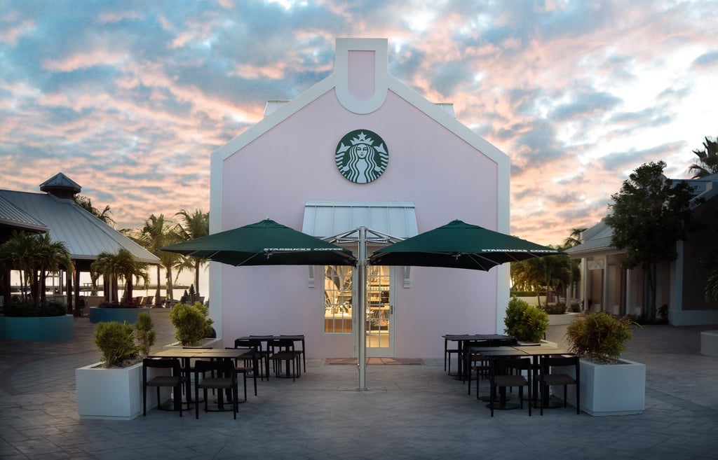 Pink Starbucks in Turks and Caicos Pictures