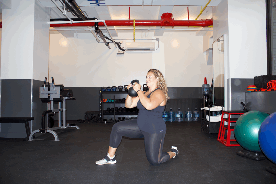 Kettlebell Kneeling Halo