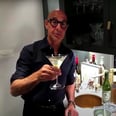 Stanley Tucci, Our Favorite Bartender, Teaches James Corden to Make His Very First(!) Martini