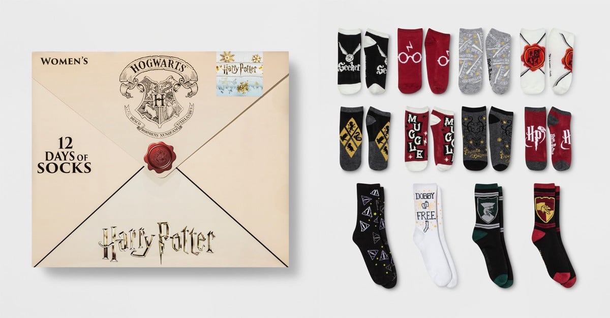 Harry Potter Sock Advent Calendars at Target 2018 POPSUGAR Entertainment