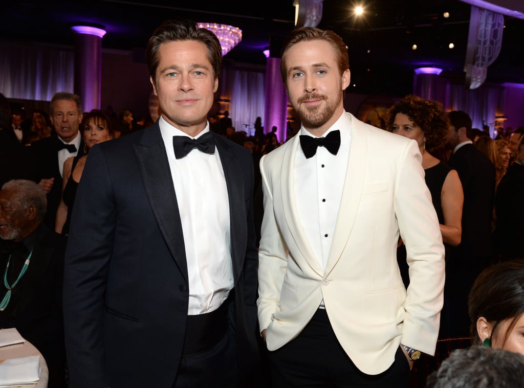 Ryan Gosling and Brad Pitt caused temporary blindness by posing together in 2016.