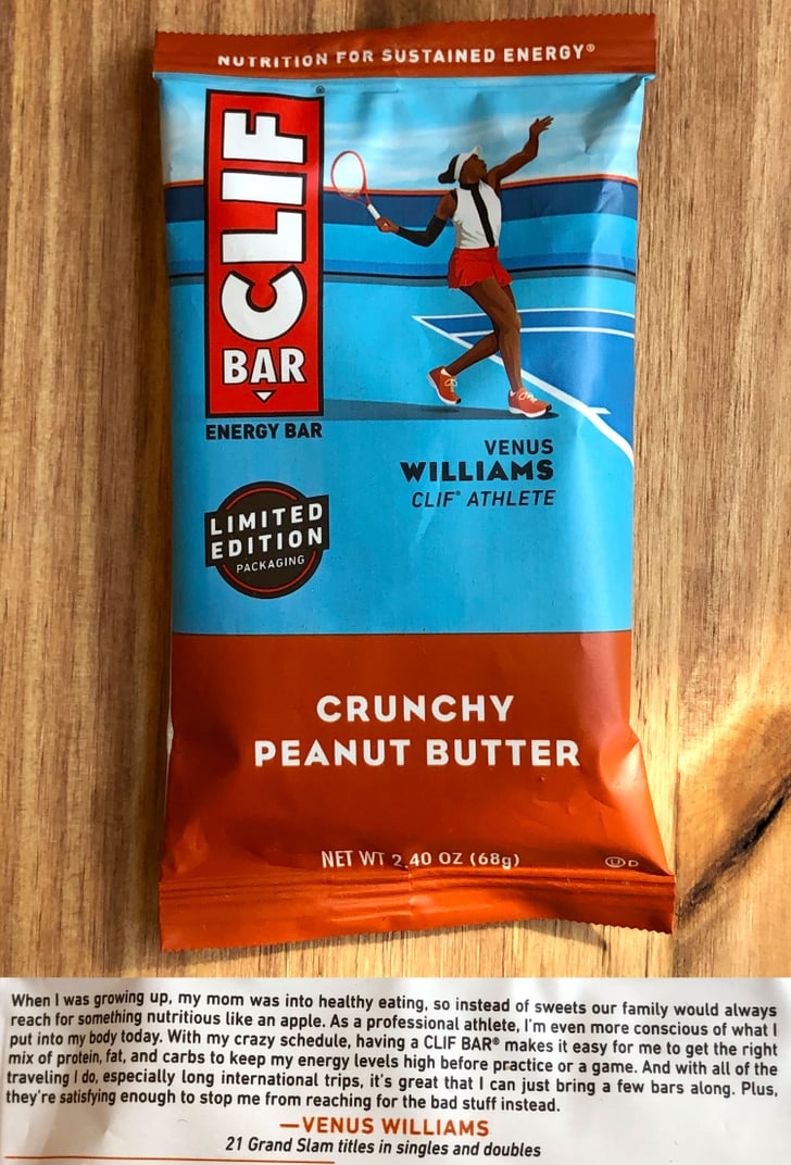 Crunchy Peanut Butter Featuring Tennis Star Venus Williams Clif Bars
