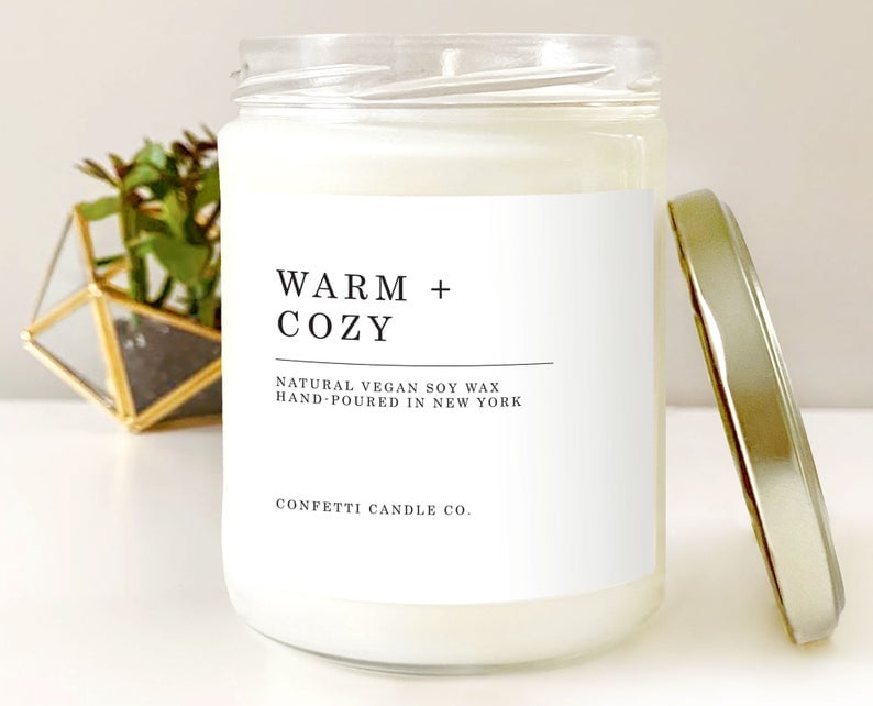 Warm + Cosy Soy Wax Candle