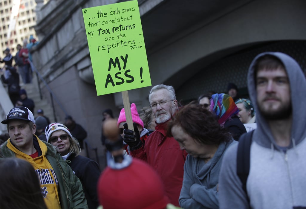 Butt Trump Protest in Chicago