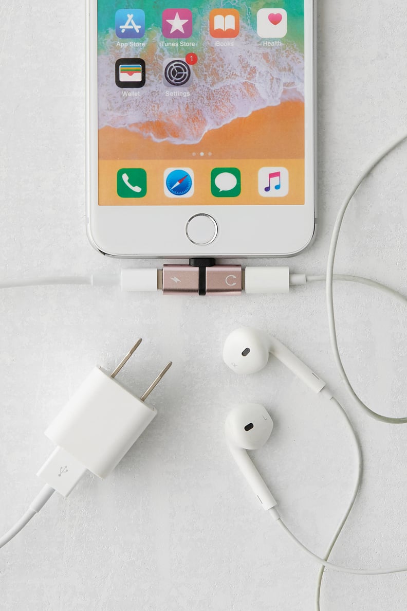 Mini Lightning Headphone and Charging Cable Splitter