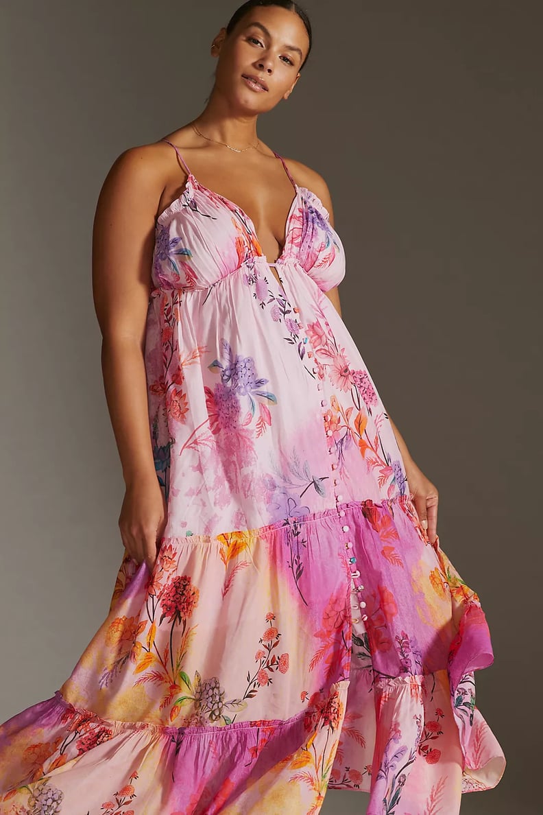 A Colorful Dress: Anthropologie Alissa Tiered Maxi Dress