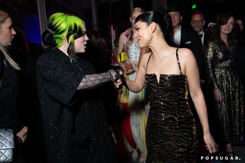 Billie Eilish and Alexa Demie at the Vanity Fair Oscars Party