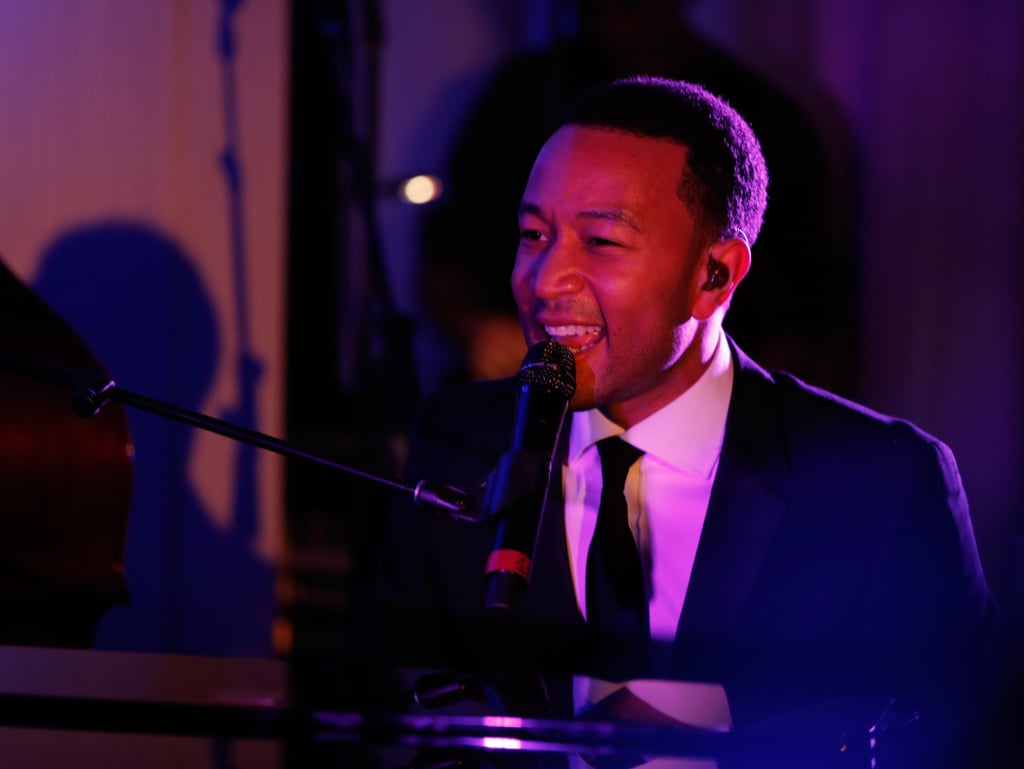 John Legend performed at Nielsen's pre-Grammys bash.