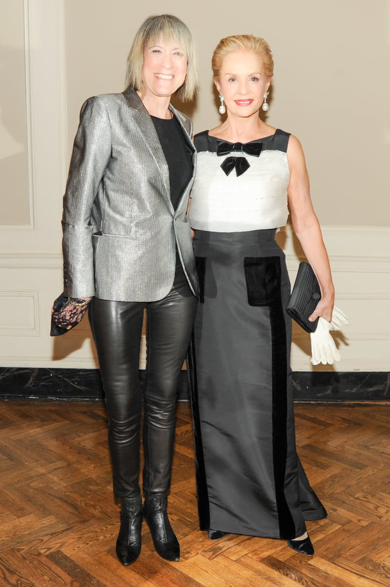 Linda Yablonsky and Carolina Herrera