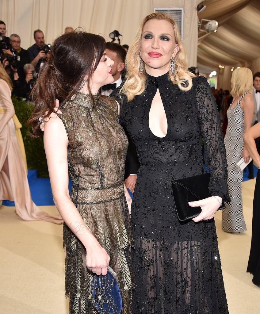 Courtney Love and Frances Bean Cobain at the 2017 Met Gala