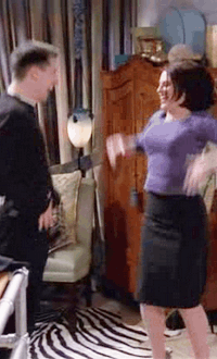 Touching Stomachs Jack and Karen