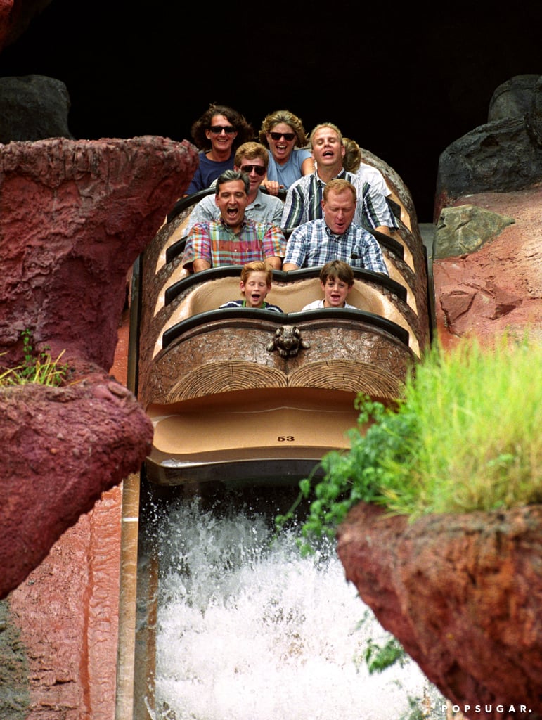 Prince Harry on Splash Mountain in Disney World