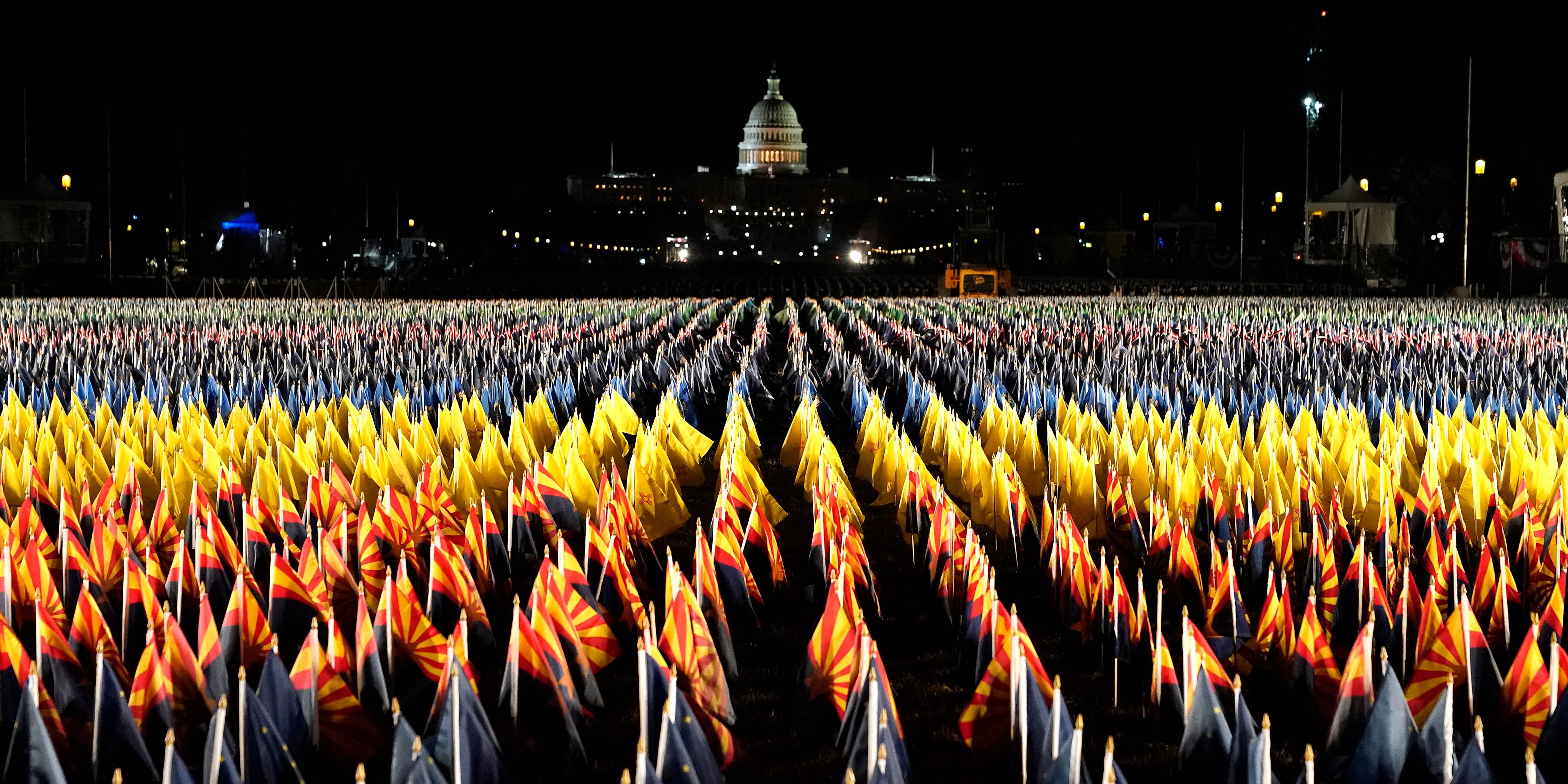 The Meaning of the Field of Flags at the Biden Inauguration | PS News