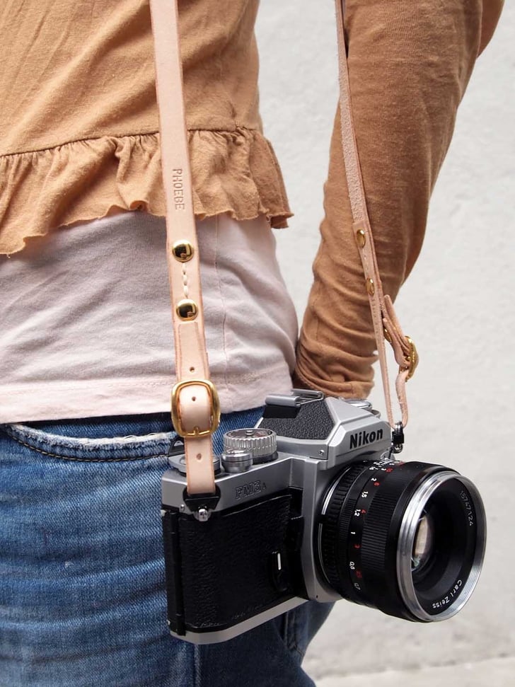 Custom Name Camera Strap – 28" Cotton Shoulder Strap For DSLR & SLR Cameras, Personalized Photography Gift