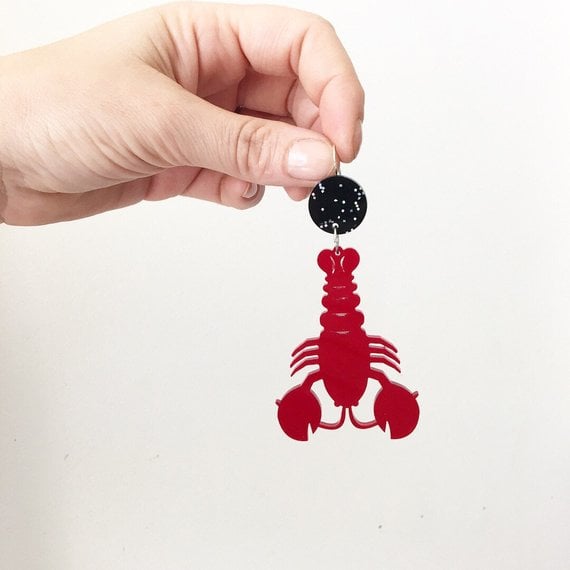 Target sales lobster earrings
