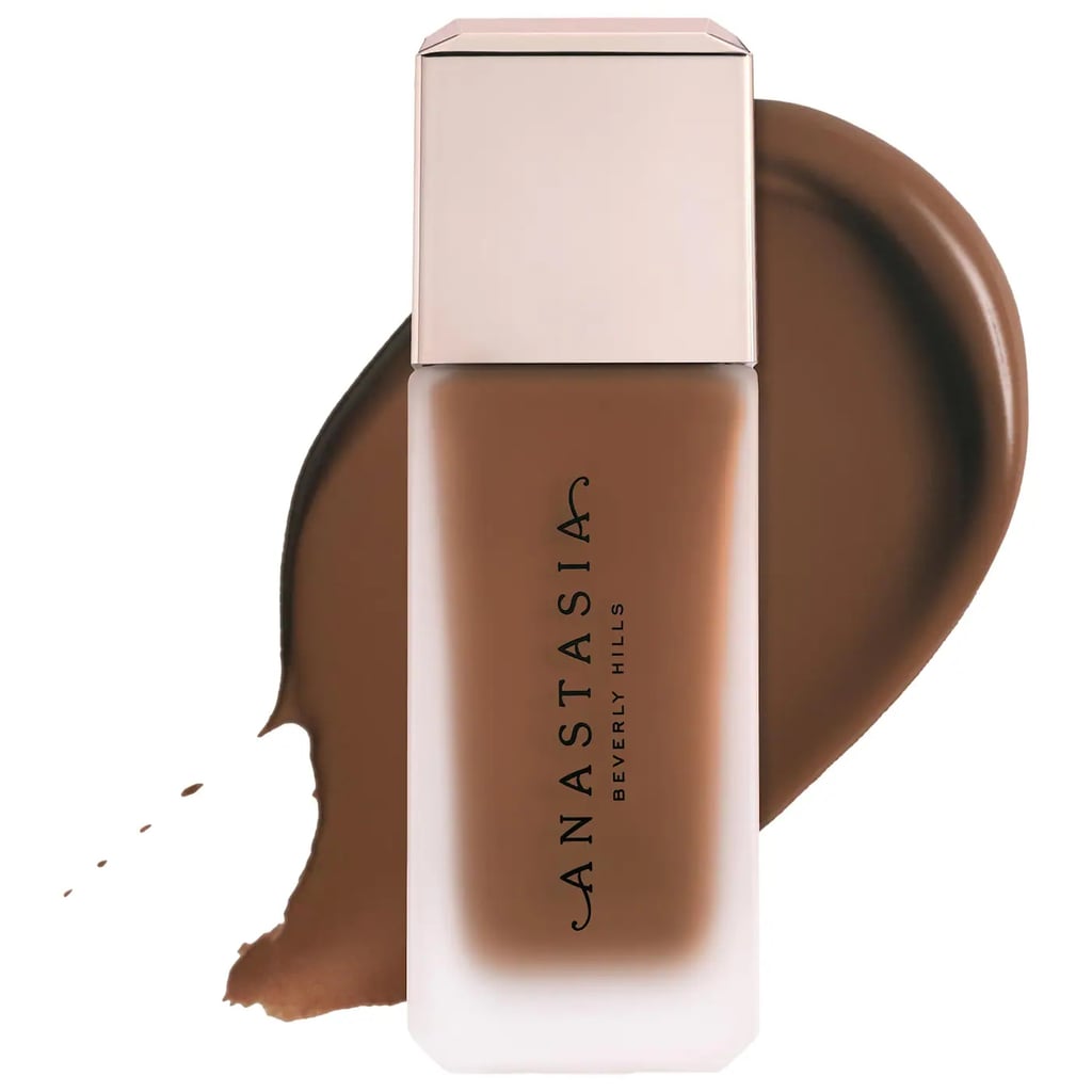 Anastasia Beverly Hills Impeccable Blurring Second-Skin Matte Foundation ($49)
As huge Olandria fans, we can attest to just how perfect her complexion looks every time she steps out on the town. Her secret? This blurring foundation from Anastasia Beverly Hills. The medium to full coverage hides blemishes and imperfections, creating the perfect base for makeup. Plus, with over 40 shades to choose from you can trust you will find your perfect match.