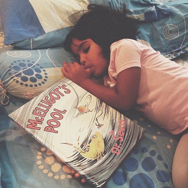 "Bed time routine — get one in place ASAP!" — Emma H. 
Source: Instagram user thumahmed