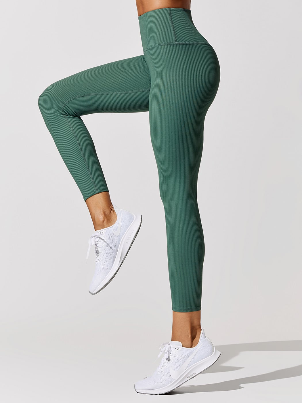 carbon38 Ribbed Athletic Leggings for Women
