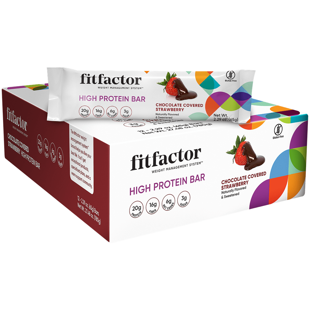 fitfactor High Protein Bar - Chocolate-Covered Strawberry