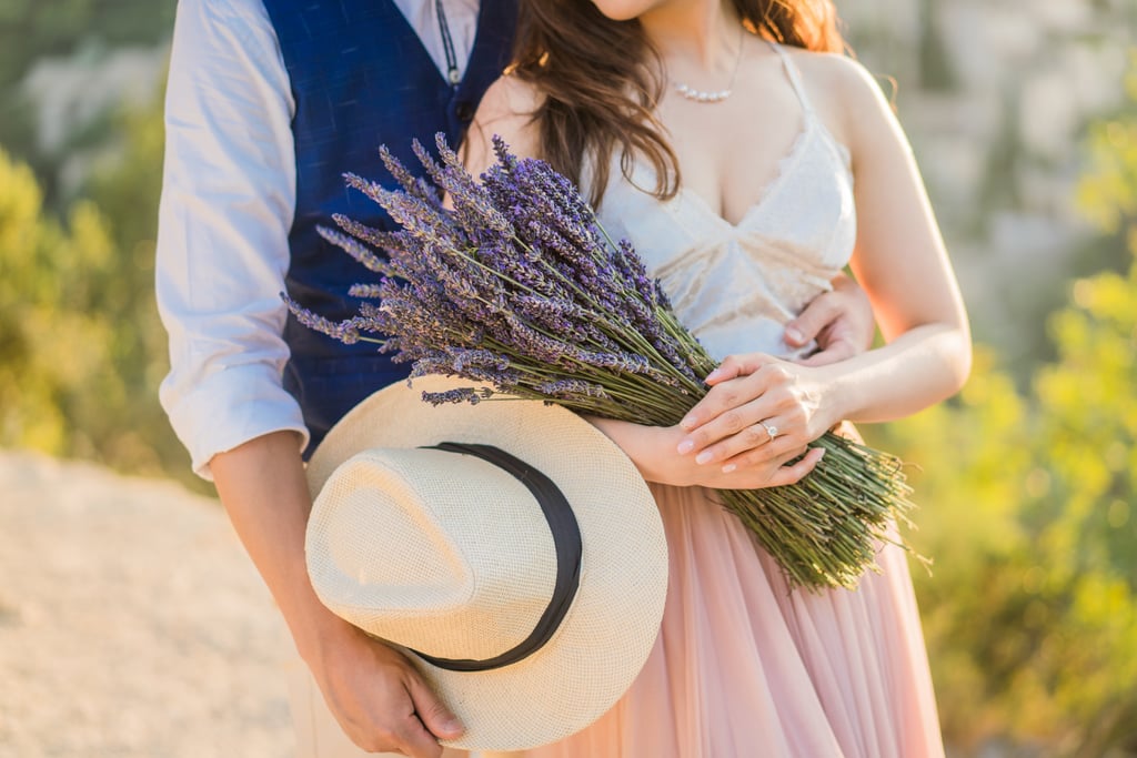 Engagement Shoot in Lavender Fields of Provence, France