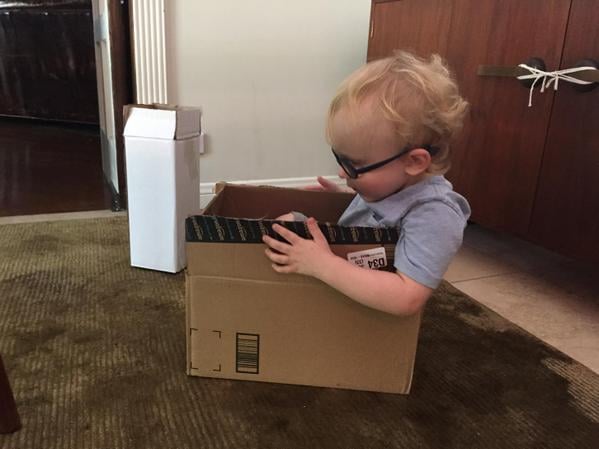 When they got creative with childproofing cabinets.