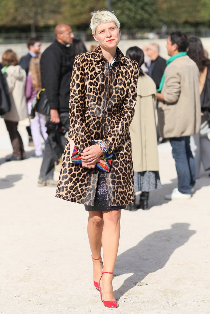 The mix of leopard spots, beads, glitz, and a pop of red is so spot-on, and eclectic-chic without trying too hard.
The mix of leopard spots, beads, glitz, and a pop of red is so spot-on, and eclectic-chic without trying too hard.