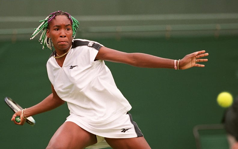 Venus Williams Competing at Wimbledon in 1997