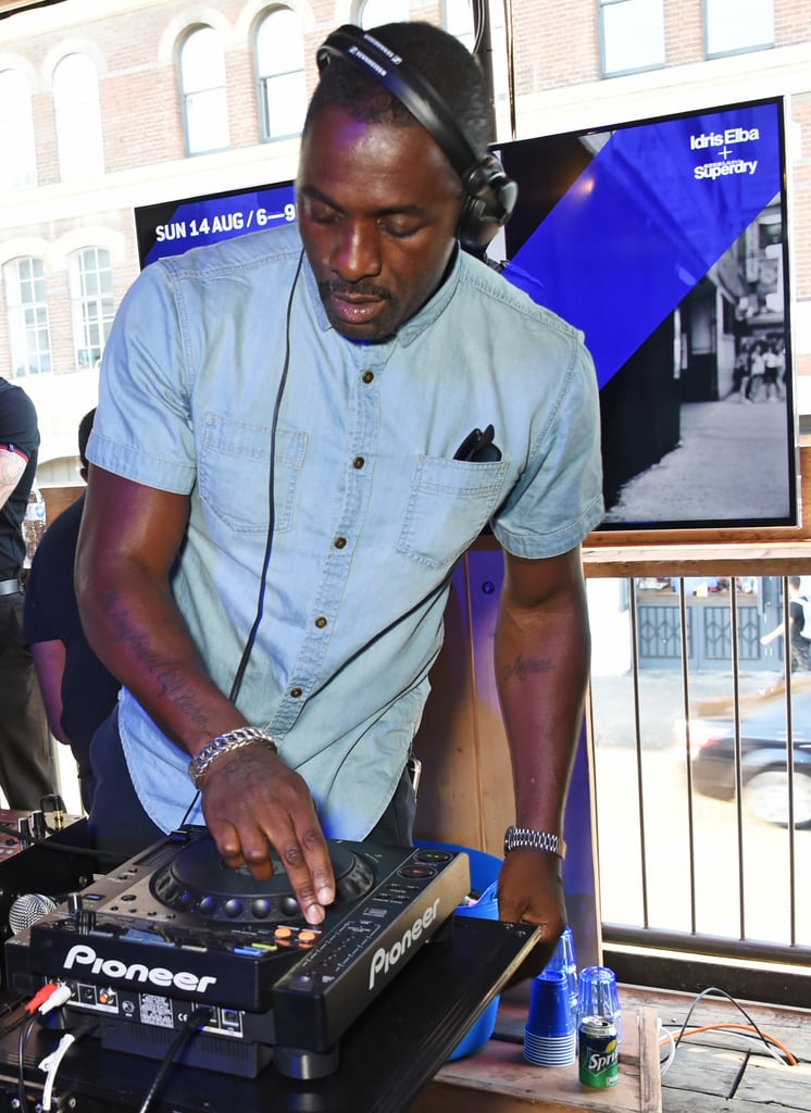 Idris Elba at Superdry Event in London August 2016