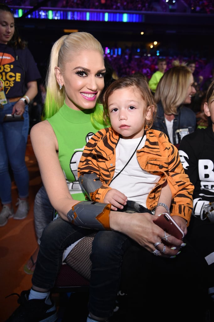 Gwen Stefani and Sons at 2017 Kids' Choice Awards