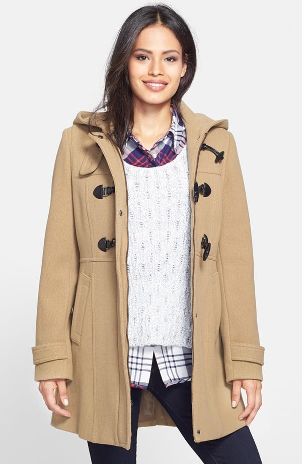 London Fog Hooded Toggle Duffle Coat