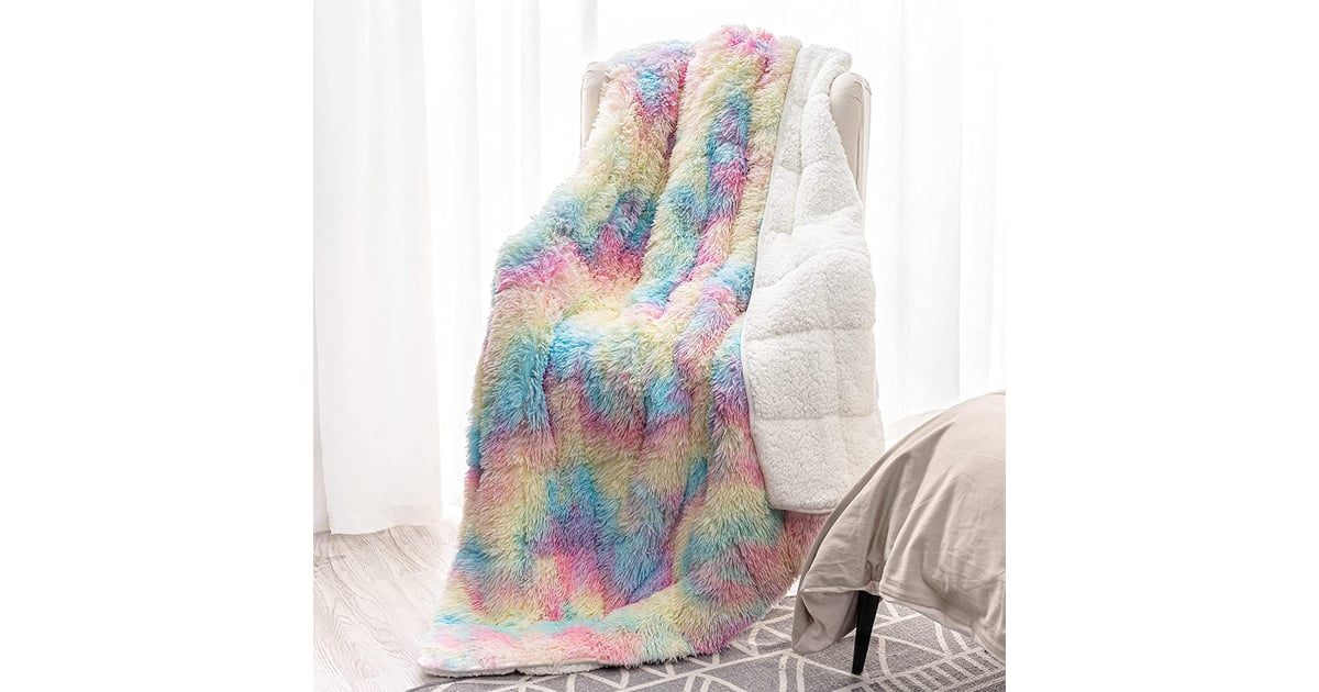 For Comfort Sivio Faux Fur Weighted Blanket Gift Ideas Picked by
