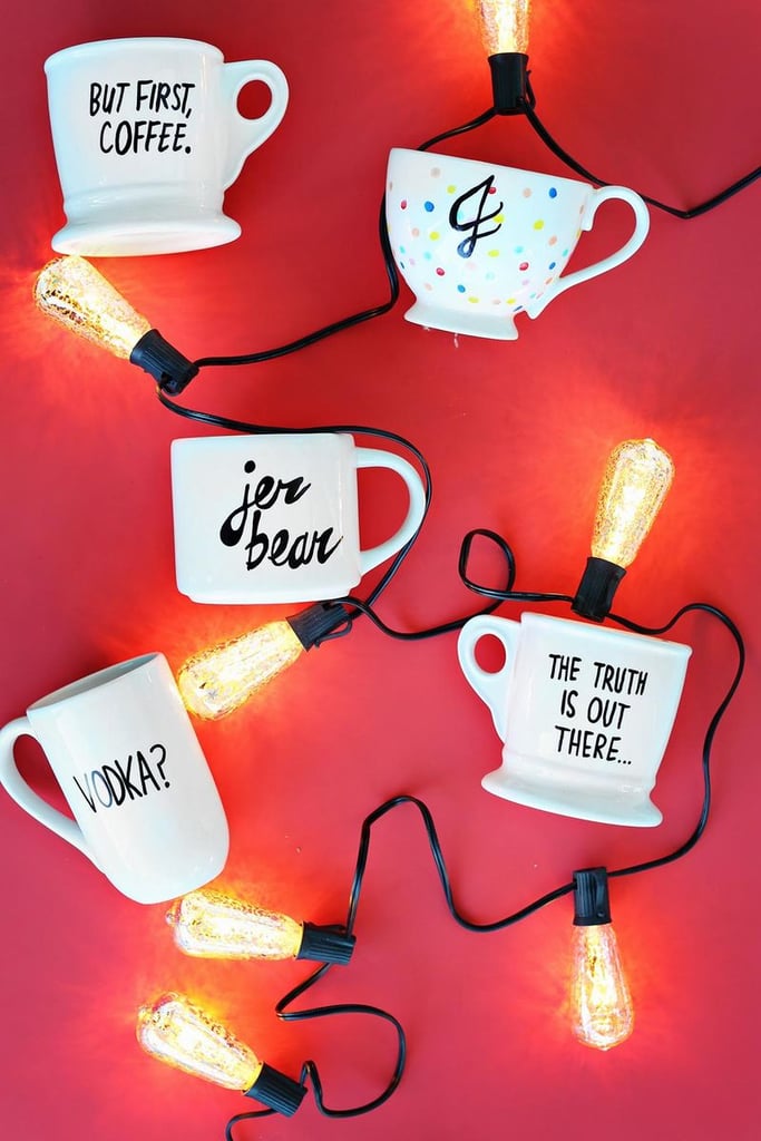 Microwave and Dishwasher Safe Mugs DIY Christmas Gifts POPSUGAR