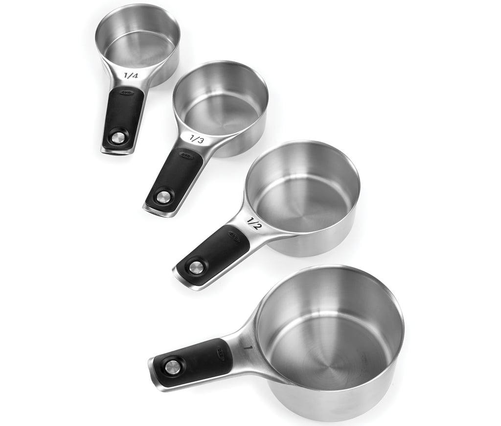 Under $25: Magnetic Stainless Steel Dry Measuring Cup Set