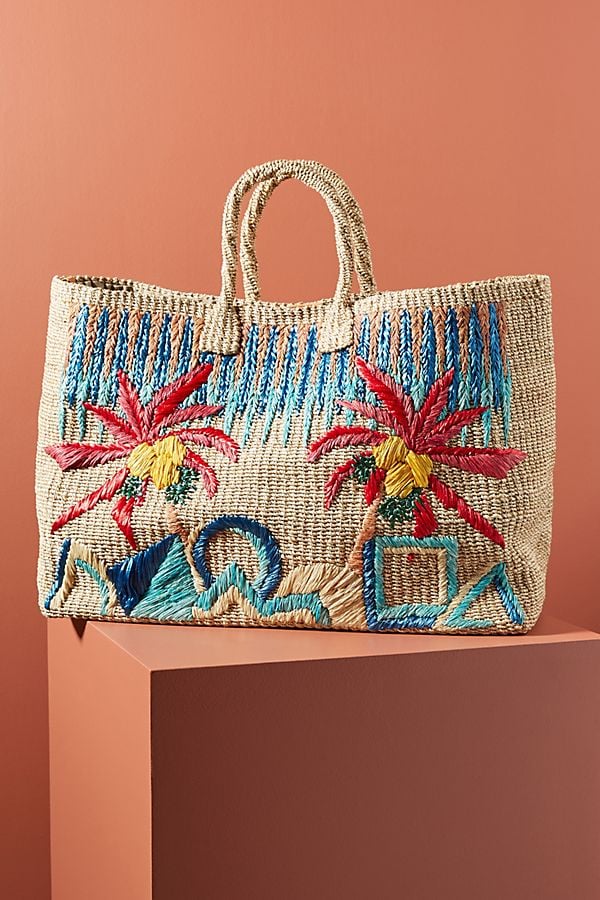 Aranaz Elise Embroidered Tote Bag